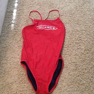 Lifeguard reversible bathing suit
